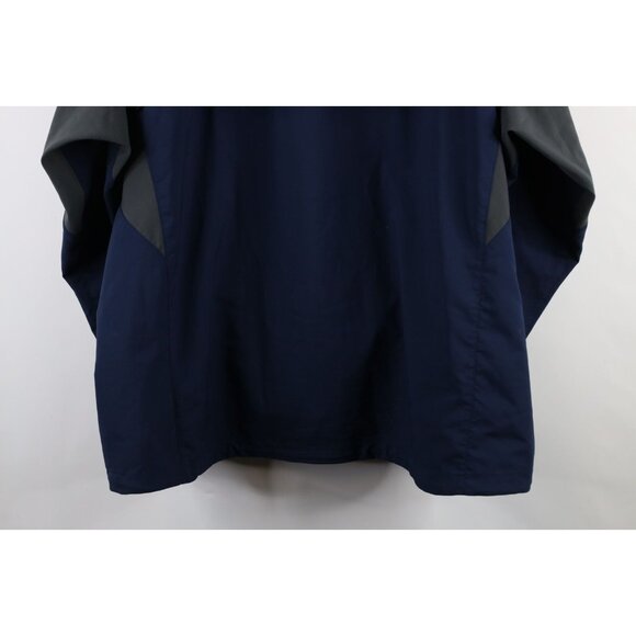 Nike Mens Size 3XL Color Block Swoosh Half Zip Pullover Jacket Navy Blue - Picture 15 of 15